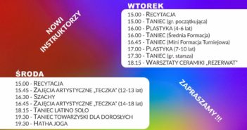 Zaczynamy zajęcia artystyczne!!!