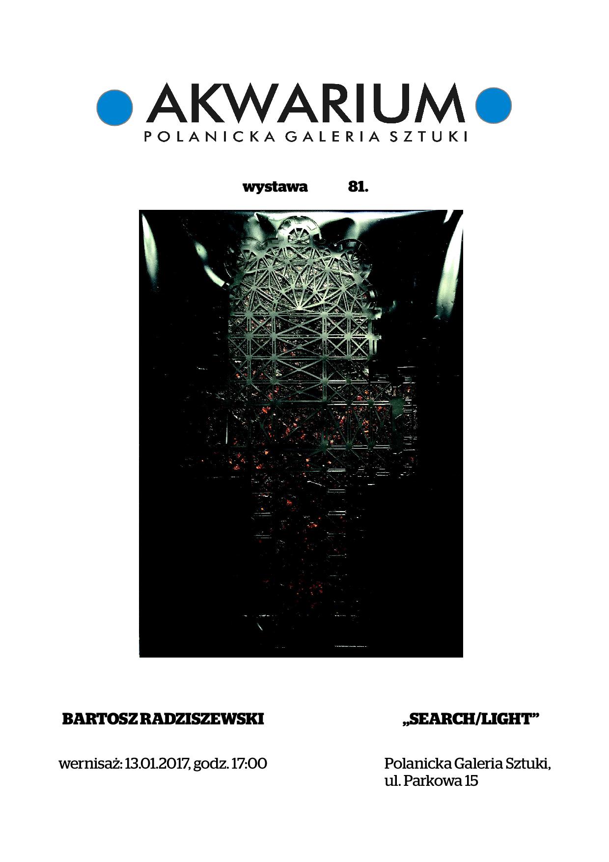 plakat wernisaż search light